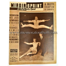 "MIROIR-SPRINT" French Magazine, January 23, 1956