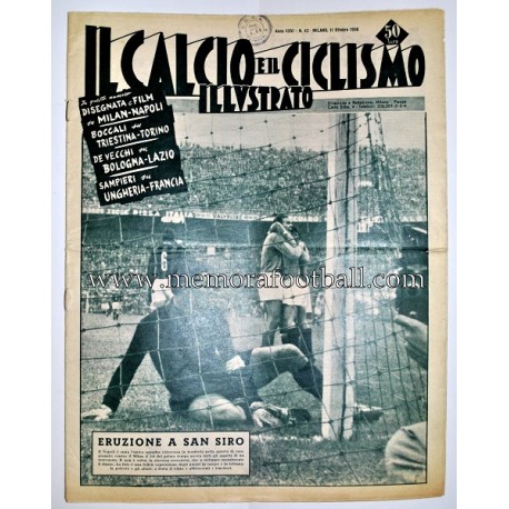 "EL CALCIO ILLUSTRATO" Semanario Gráfico 11 Octubre 1956