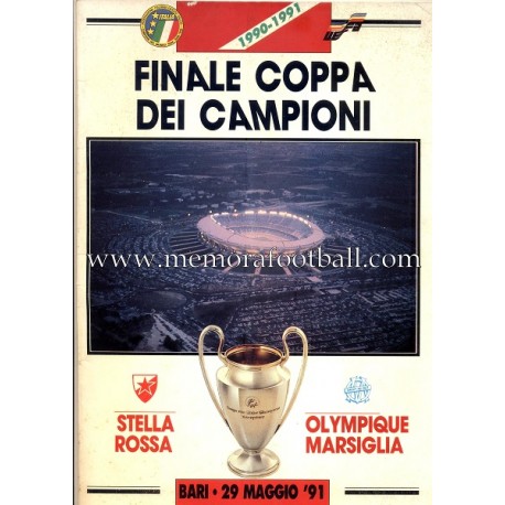 Programa Oficial Final Copa de Europa de Clubes 1991 Programa Oficial Final Copa de Europa de Clubes 1991