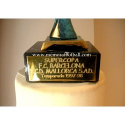 RCD Mallorca Spanish SuperCup 1997-98 Player Trophy vs FC Barcelona