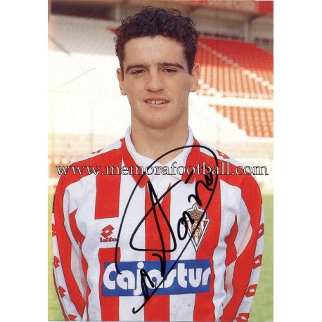 "CASTAÑO" Sporting de Gijón 1990s card