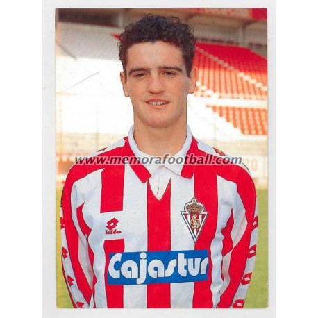 "CASTAÑO" Sporting de Gijón 1990s card