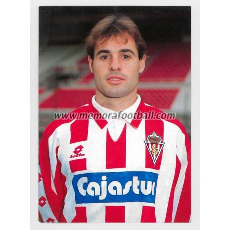 "ALCAZAR" Sporting de Gijón 1990s card