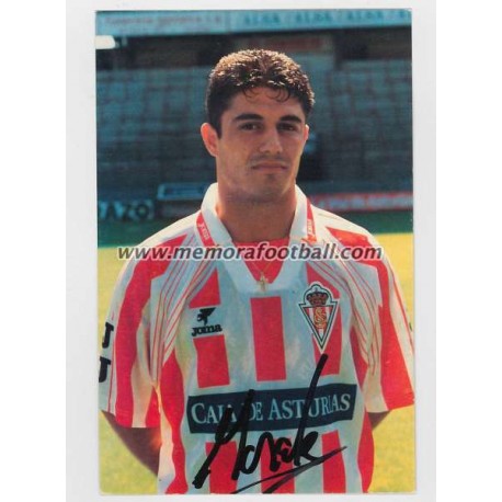 "MORALES" Sporting de Gijón 1990s card