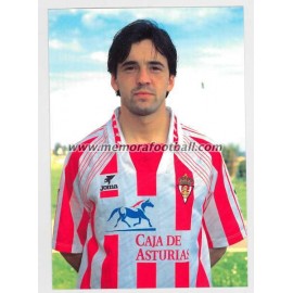 "IVÁN IGLESIAS" Sporting de Gijón 1990s card