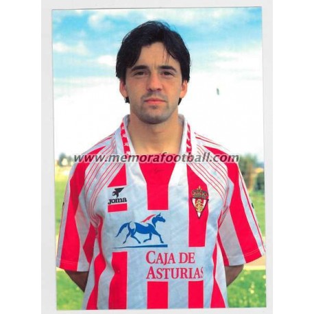 "IVÁN IGLESIAS" Sporting de Gijón 1990s card