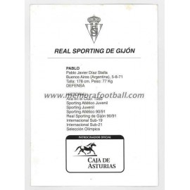 "PABLO" Sporting de Gijón 1990s