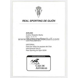 "AVELINO" Sporting de Gijón 1990s