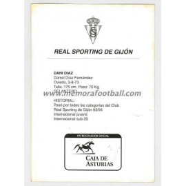 "DANI DÍAZ" Sporting de Gijón 1990s