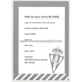 "DE LUCAS" Sporting de Gijón 2007-08