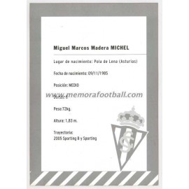 "MICHEL" Sporting de Gijón 2007-08