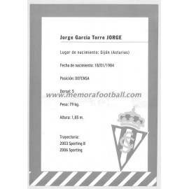 "JORGE" Sporting de Gijón 2007-08