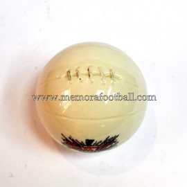 Crested china model of Football (LONDODERRY)