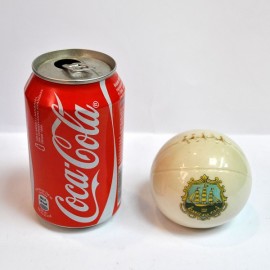 Crested china model of Football (MINEHEAD)