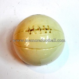 Balón de porcelana con escudo grabado de Minehead