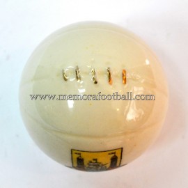 Crested china model of Football (CORK)