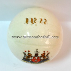 Crested china model of Football (SOUTHAMPTON)