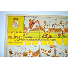 Lámina recortable Real Madrid C.F 1954-55 