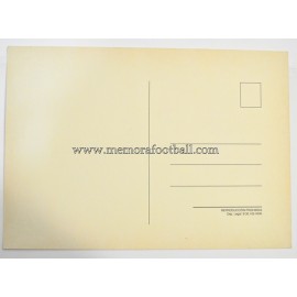 Tarjeta postal de gran tamaño "EUSEBIO" FC Barcelona 1990s
