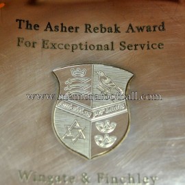 The "Asher Rebak" award for KEN ASTON Football Referee 