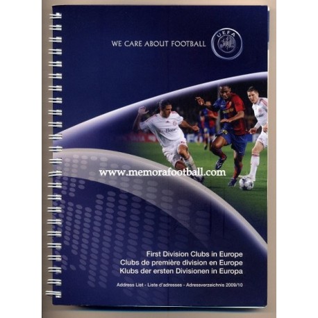 UEFA Clubes de 1ª División de Europa 2009/2010, Informe oficial