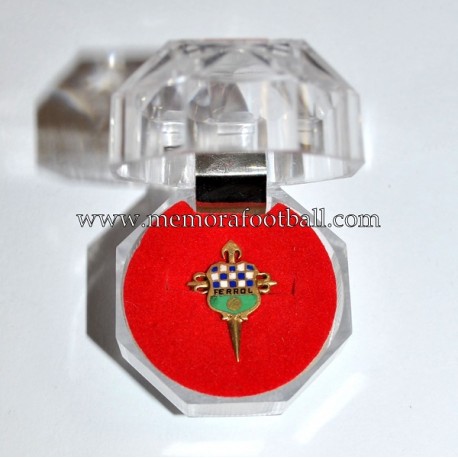 Insignia de oro del Racing de Ferrol