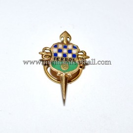 Insignia de oro del Racing de Ferrol