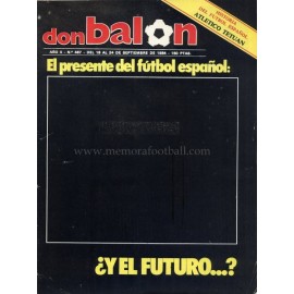 DON BALON (Spanish football magazine) 18-24 Sep 1984 