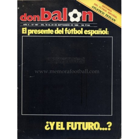 DON BALON (Spanish football magazine) 18-24 Sep 1984 