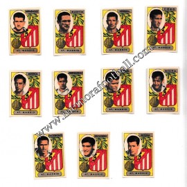 Atlético de Madrid 1954-55 cards