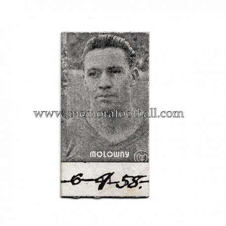 Cromo de Luis Molowny (Real Madrid CF) 1958