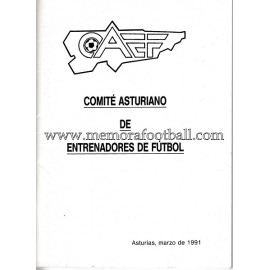 Reglamento del Comité Asturiano de Entrenadores de Fútbol, 1991