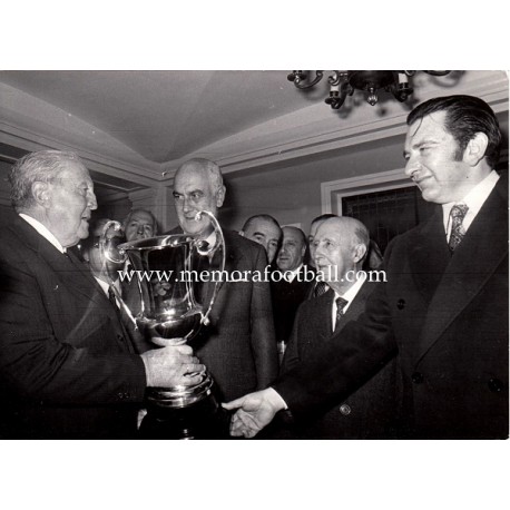 Santiago Bernabéu with General Francisco Franco, circa 1970