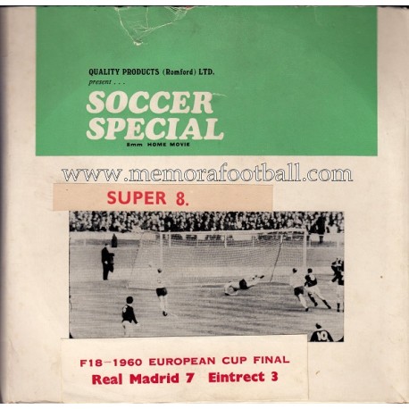 Final Copa de Europa 1960 - Real Madrid vs Eintracht Frankfurt  película de 8 mm 