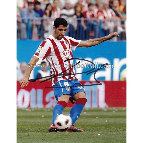 Foto firmada de "RAÚL GARCÍA" Atlético de Madrid 