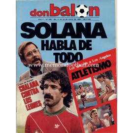 DON BALON (Spanish football magazine) Nº 458 17-23 July 1984 