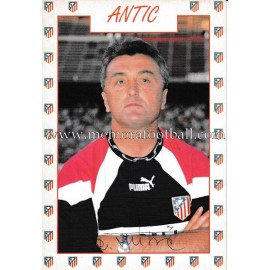 "ANTIC" Atlético de Madrid 1996 signed card