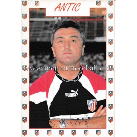 Tarjeta postal de "ANTIC" Atlético de Madrid 1996