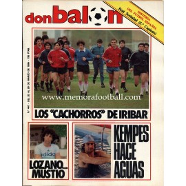 DON BALON (Spanish football magazine) nº441 20th-26th Mar 1984 