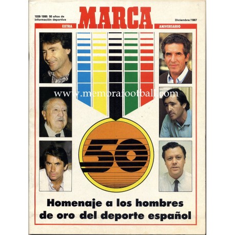 MARCA (Spanish football magazine) Extra 50 anniversary Dec 1987 