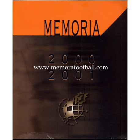 Memoria anual de la Real Federación Española de Fútbol 2000/2001