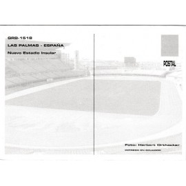Tarjeta postal "Nuevo Estadio Insular" UD Las Palmas