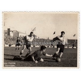 Fotografía partido Sabadell vs Valencia CF, años 1940s