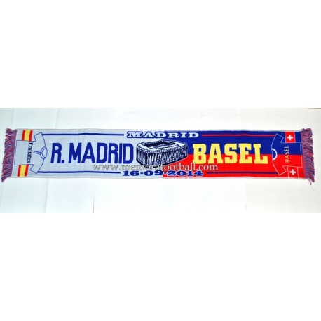 Bufanda Real Madrid vs FC Basel 16-09-2014 UEFA Champions League