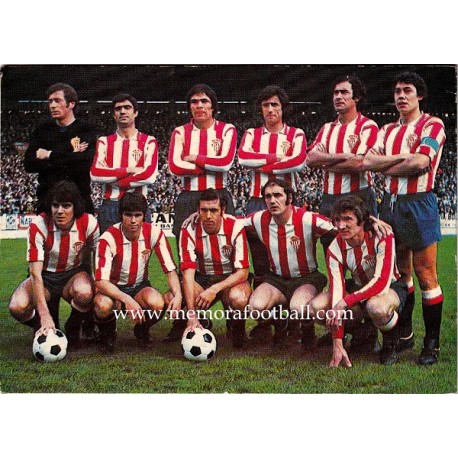 Sporting de Gijón Spanish League 1ª Division 1974-1975 football calendar