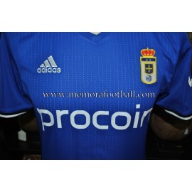 "CHRISTIAN FDEZ" Real Oviedo LFP 2016-17 match worn shirt