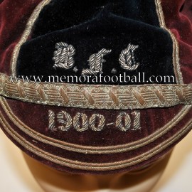  1900-1901 "Burnley.F.C" (?)  Velvet Football Cap