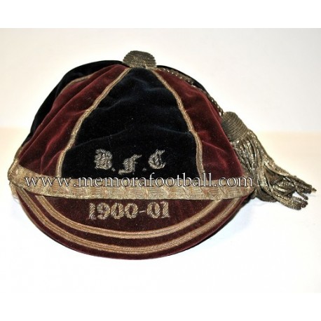 Cap inglesa 1900-1901 "Burnley.F.C" (?)  