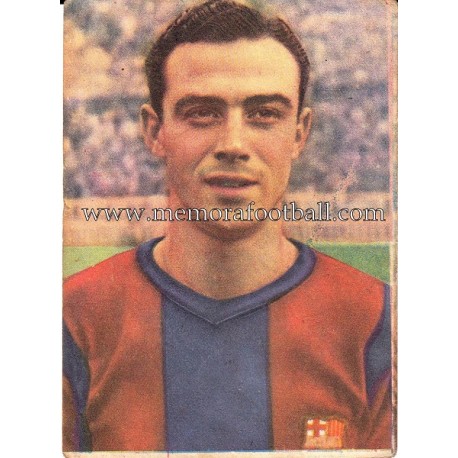 "MANCHÓN" Barcelona C.F. 1950-1952 card