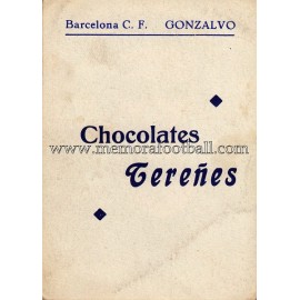 "GONZALVO" Barcelona C.F. 1950-1952 card